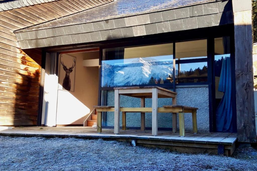 קמפן La Cabane Du Cerf A Payolle מראה חיצוני תמונה